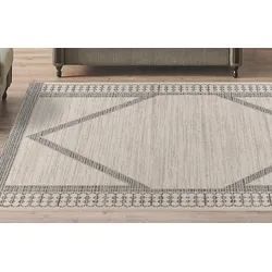 Kayoom Teppich »Gene 325«, rechteckig, 8 mm Höhe Kayoom beige, blau B: 120 cm   1 St.
