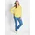 GOLDNER Elegante Viskosebluse mit V-Ausschnitt Gelb 44