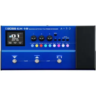 Boss GX-1B (Bass, E-Bass), Effektpedal, Blau