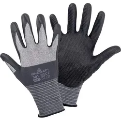 Showa 4704 XL, Werkstatthandschuhe, Schwarz, Grau, XL, Nitril, Spandex