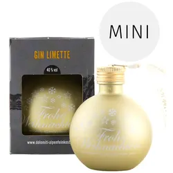 Dolomiti Christbaumkugel mit Gin Limette 4cl