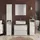 Vicco Waschbeckenunterschrank Majest, Hochglanz, 80.1 x 62 cm mit 2 Schubladen, Vicco