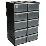 KOTARBAU KOTARBAU® Werkstatt-Aufbewahrungsbox 10 Schubladen mit Schubfächern 55S 2M Modul