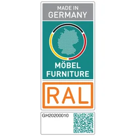 WIMEX Drehtürenschrank »Soest«, mit Farbglas-Tür, wahlweise 135 oder 180cm breit schwarz B/H/T: ca. 180x199x58 cm - Graphit, schwarz