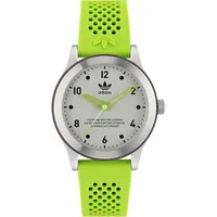 Quarzuhr ADIDAS ORIGINALS "CODE THREE, AOSY230342I" Armbanduhren grün (hellgrün) Damen Quarzuhren Armbanduhr, Damenuhr