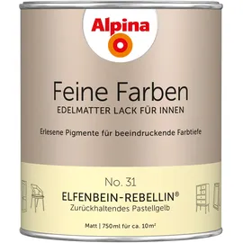 Alpina Feine Farben Lack 750 ml No. 31 elfenbein-rebellin