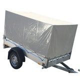 Stema Hochplane Grau 80cm inkl. Hochspriegel und Planenschnur FT Opti AN 750 DBL 850