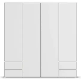 Rauch Drehtürenschrank Nabila 187 x 194 x 53 cm Weiß
