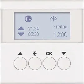 Berker Jalousie-Schaltuhr S.1/B.3/B.7 polarweiß, glänzend