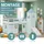 Homestyle4u Hochbett 90 x 200 cm Kiefer lackiert weiß mint