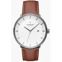 Nordgreen Philosopher Quarz Leder 36 mm PH36GMLEBRXX