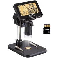 Vevor Digital Mikroskop mit HD-Bildschirm 50X-1000X Vergrößerung Auflichtmikroskop USB