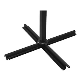 vidaXL Ampelschirm mit Holzmast 400 x 300 cm Grün