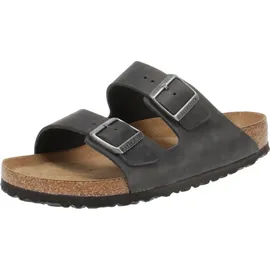 Birkenstock Arizona Weichbettung Naturleder geölt schwarz 46