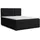 dein schlaf 24 Boxspringbett ROCK 160x200 Velour Anthrazit H3 - Dunkelgrau