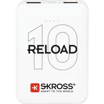 SKROSS Reload 10 Powerbank 10000 mAh weiß
