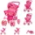 Chipolino Dolly Puppenwagen rosa