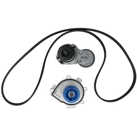 SKF Wasserpumpe + Keilrippenriemensatz VKMC 35260)