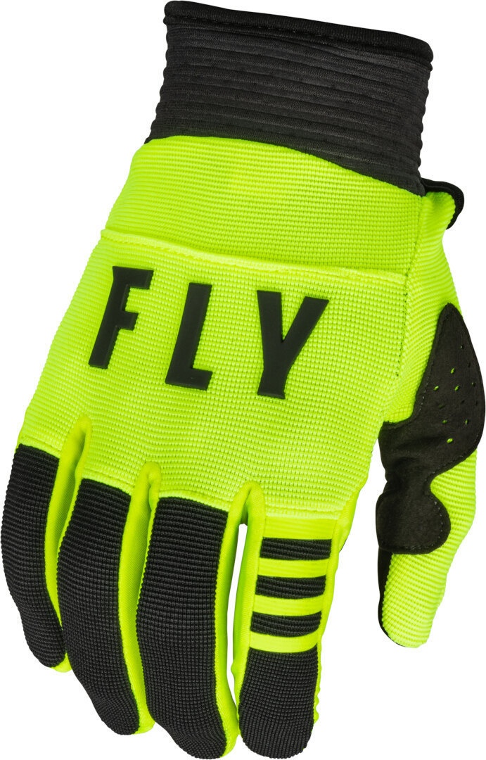 Fly Racing F-16 2023 Youth Motorcross Motorcross handschoenen, zwart-geel, M