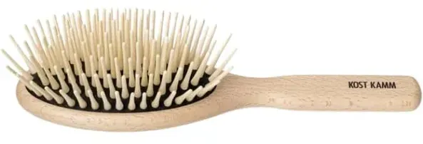 Kost Kamm Langhaar-Holzbürste oval Buche