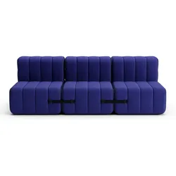 Curt Modulsofa mit Lehne JET Blau
