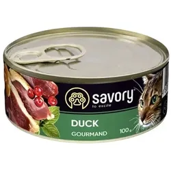 Savory Adult Duck 100g Nassfutter für ausgewachsene Katzen