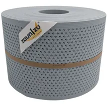 zaunzu® Doppelstabmattenzaun 50 m x 19 cm Grau/Metall