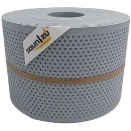 zaunzu® Doppelstabmattenzaun 50 m x 19 cm Grau/Metall