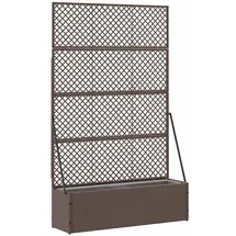 vidaXL Garten-Spalier-Pflanzer 105 x 30 x 170 cm Braun