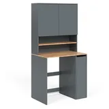 Vicco Waschmaschinenschrank Viktor, 93.6 x 88.2 cm 2 Teile mit Regal