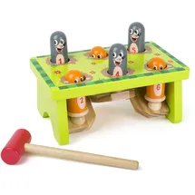 Small Foot Company Klopfspiel Hau den Maulwurf Mehrfarbig