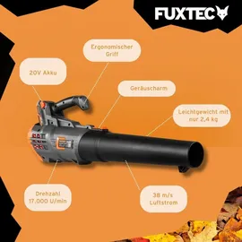 FUXTEC FX-E1LB20 inkl. 2 x 2,0 Ah + Ladegerät