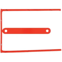 Q-Connect Bündelungsbügel Archivbügel 8 cm Rot 100 St.