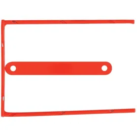 Q-Connect Bündelungsbügel Archivbügel 8 cm Rot 100 St.