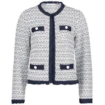 Betty&co Strickjacke blau|weiß M (38)