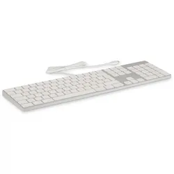 LMP 22301, Volle Größe (100%), Kabelgebunden, USB, QWERTY, Silber