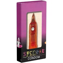 Scherzkondom Big Ben XL – handbemalt, britisches Flair (1 Stück) 1 St