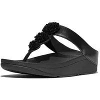 FitFlop Fino Beadie Metallic Sandalen - Metallic Black -
