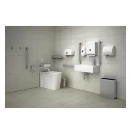 All Care PlastiQline Toilettenpapierspender für 2 Rollen schwarz