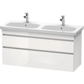 Duravit Waschtischunterschrank 2 Auszüge 123 x 61 cm Betongrau/Weiß Matt