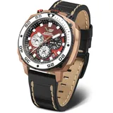 Vostok Europe VK67-650E724 Herrenuhr Systema Periodicum Chronograph Phosphorus - Weiß/Rot