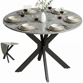 Homcom Esszimmertisch 110 x 76 cm grau