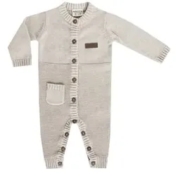 JACKY Strick-Overall BABY ON TOUR beige melange, 62