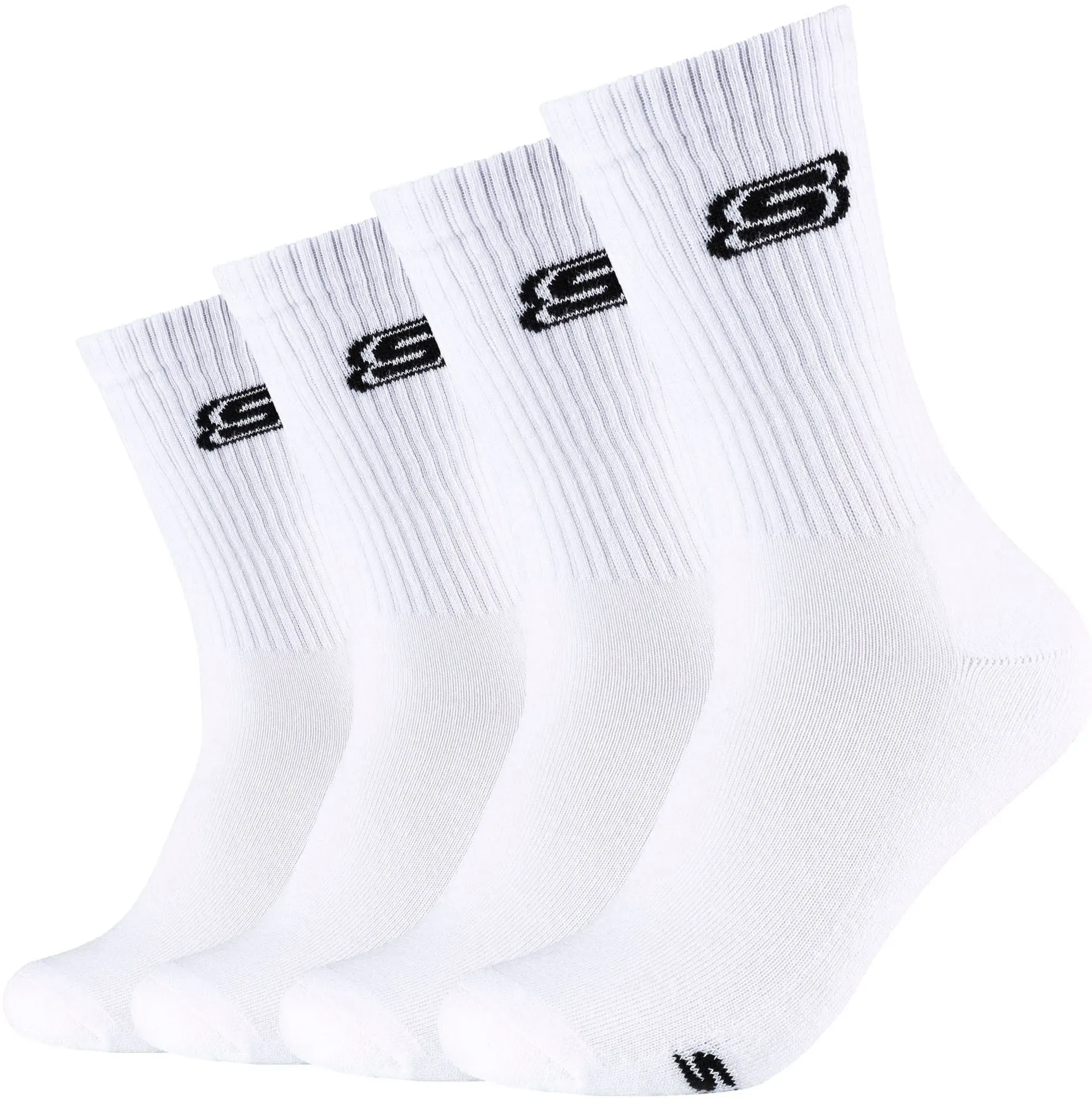 Skechers Socken, (4er Pack), mit verstärkter Ferse & Spitze für lange Haltbarkeit Skechers weiß 39 (42)