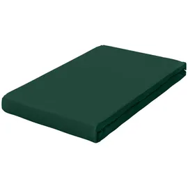 schlafgut Pure Topper Baumwolle 120 x 200 - 130 x 220 cm green deep