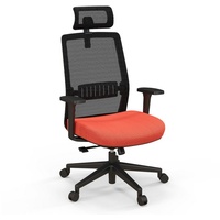 Costway Ergonomisch Bürostuhl, Schreibtischstuhl Computerstuhl 3D-Kopfstütze bis zu 180kg