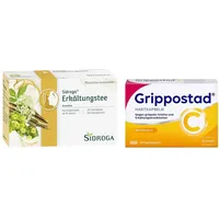 Sidroga Erkältungstee + Grippostad C Hartkapseln