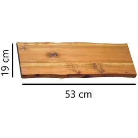 KESPER Servierbrett Akazienholz 1-tlg. 53 x 19 x 2 cm Beige