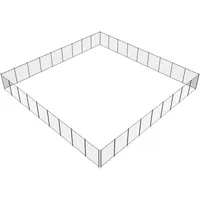Poolzaun Gartenzaun Teichzaun Sicherheitszaun Shutzzaun Pool 1,21x32,91m
