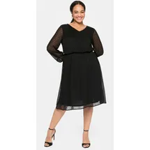 sheego Abendkleid Schwarz 50